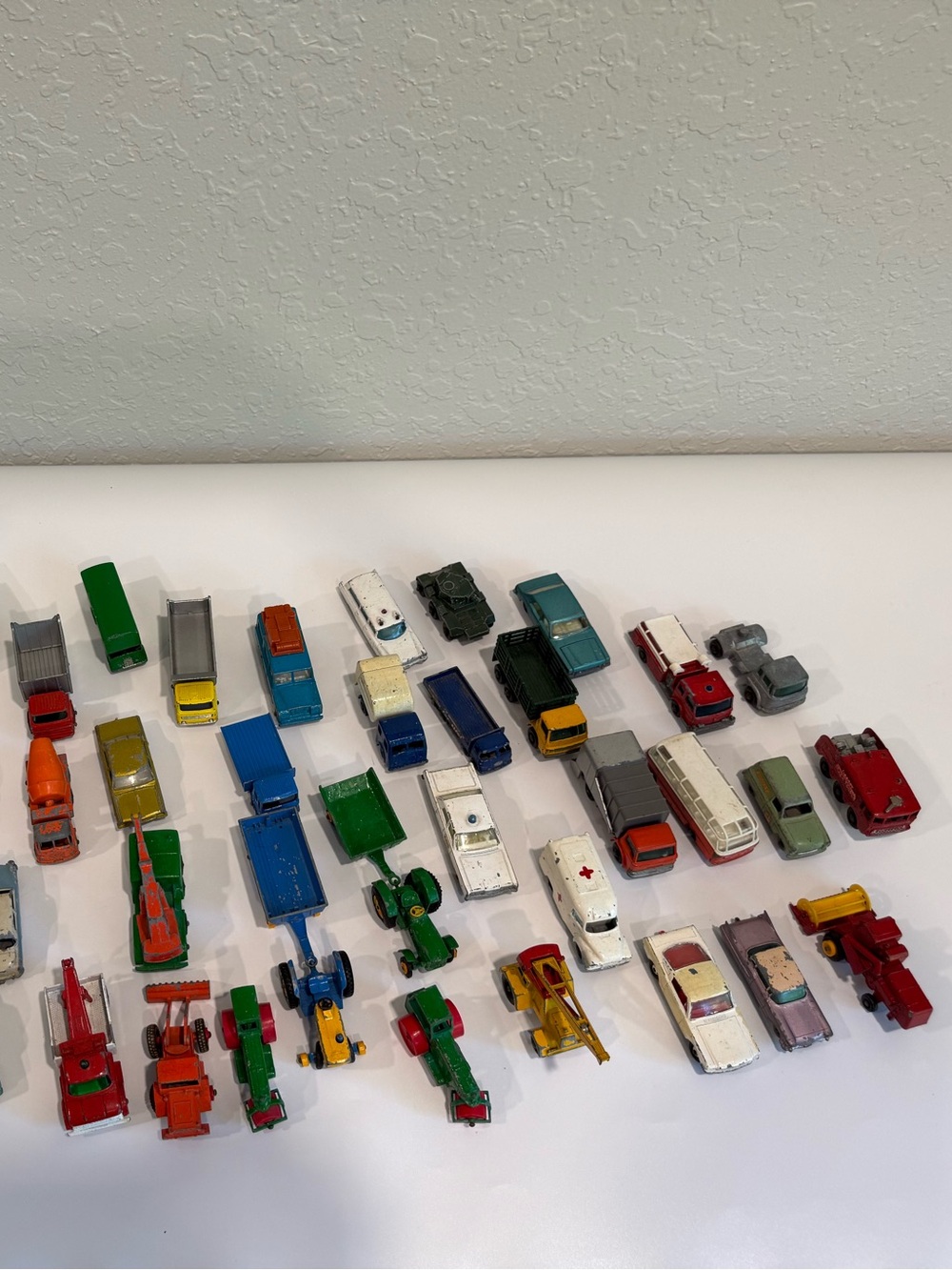 Collectors! Lot of 51 vintage Lesney Matchbox cars made in England.